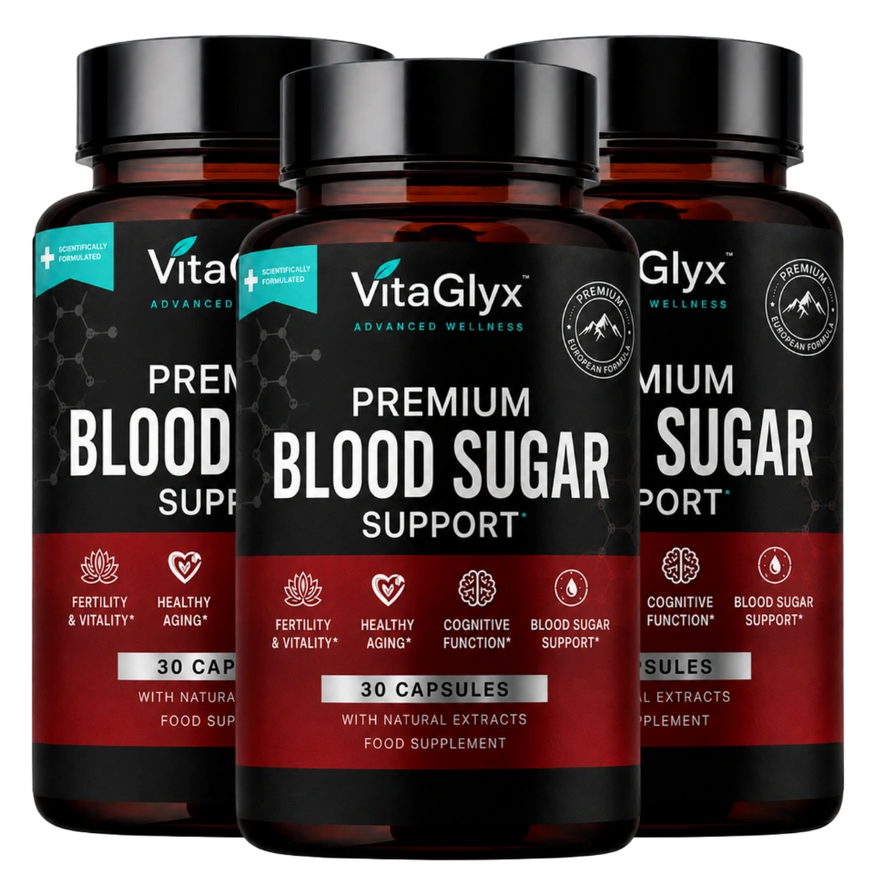 Three VitaGlyx bottles